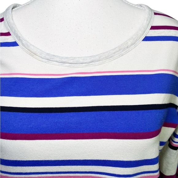 Talbots Multicolor Striped Long Sleeve Top - Picture 4 of 12